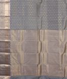 Grey Handwoven Kanjivaram Silk Saree T4333524