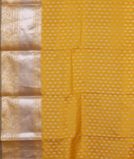 Yellow Handwoven Kanjivaram Silk Saree T4332423