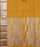 Yellow Handwoven Kanjivaram Silk Saree T4332424