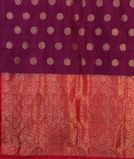 Purple Handwoven Kanjivaram Silk Saree T4331734