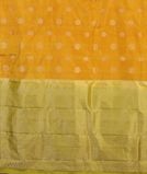 Yellow Handwoven Kanjivaram Silk Saree T4388414