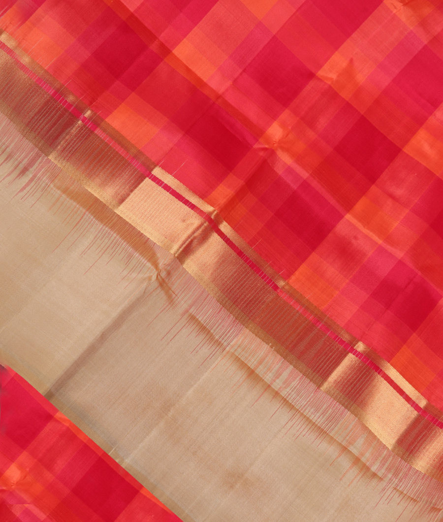 Peach and Magenta Soft Silk Saree T442589-image
