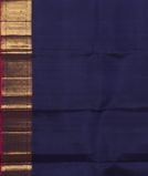 Blue Handwoven Kanjivaram Silk Saree T4083523