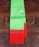 Green Handwoven Kanjivaram Silk Saree T4423641