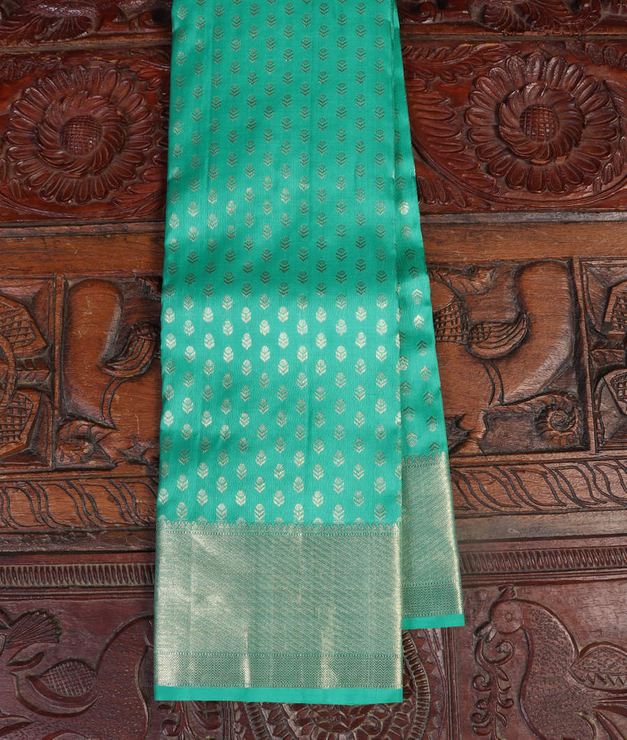 Green Handwoven Kanjivaram Silk Saree T410560-image