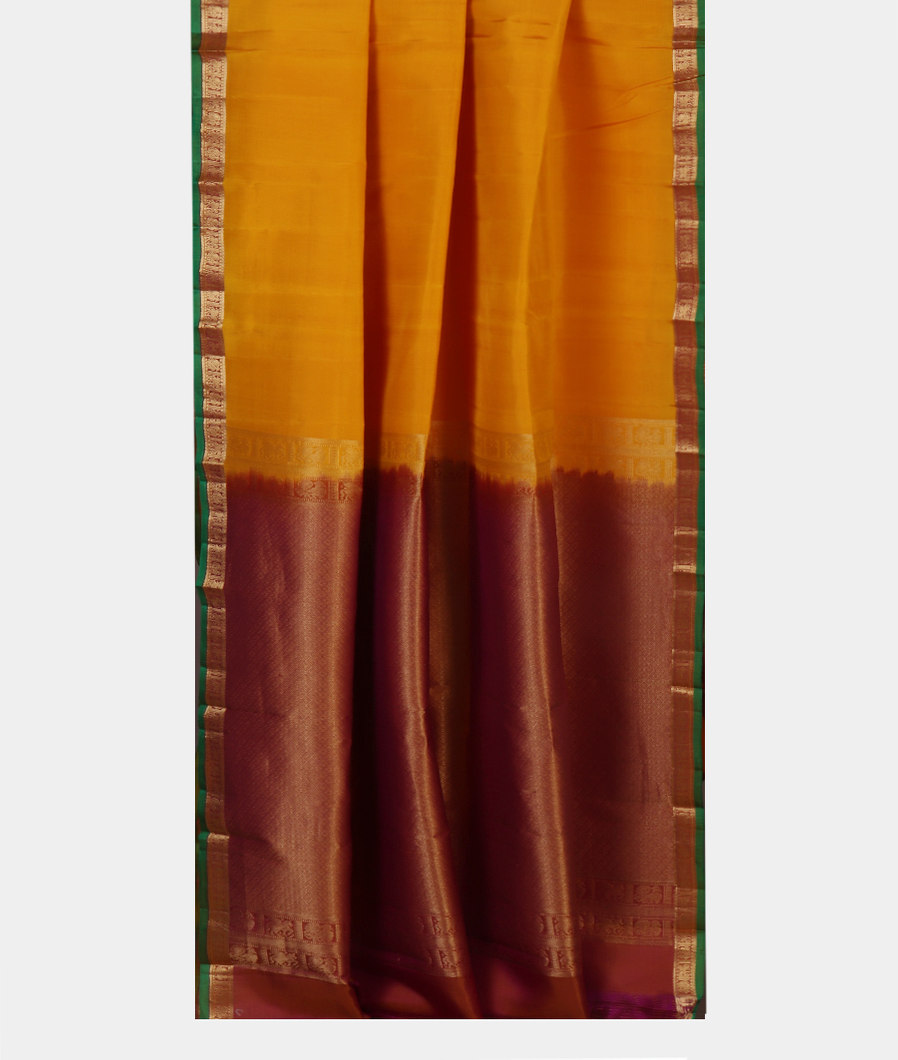 Yellow Soft Silk Saree T4392612