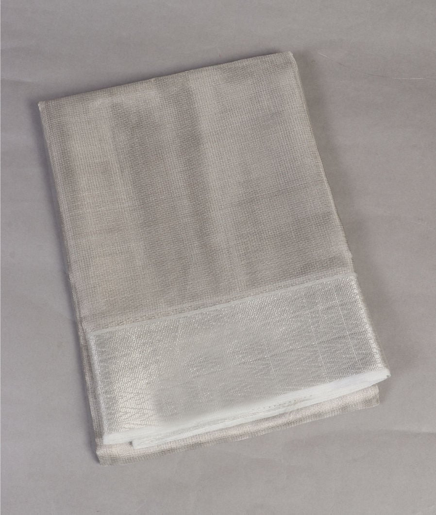 Silver Tissue Kota Saree T418051-image