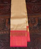 Cream Handwoven Kanjivaram Silk Saree T4367811