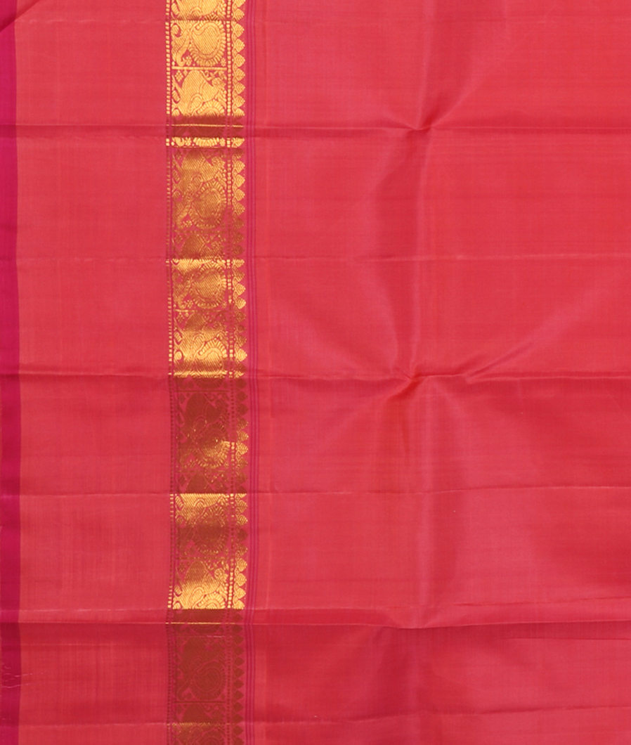 Cream Handwoven Kanjivaram Silk Saree T4367813