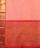 Pink Handwoven Kanjivaram Silk Saree T4195884