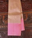 Peach Tissue Handwoven Kanjivaram Silk Saree T4307181