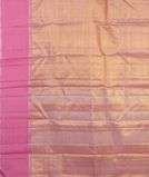 Peach Tissue Handwoven Kanjivaram Silk Saree T4307184