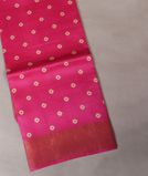 Pink Tussar Printed Saree T4299251