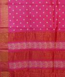 Pink Tussar Printed Saree T4299254