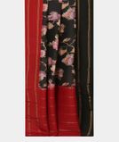 Black Printed Soft Silk Saree T4487762