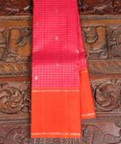 Magenta Handwoven Kanjivaram Silk Saree T4486171