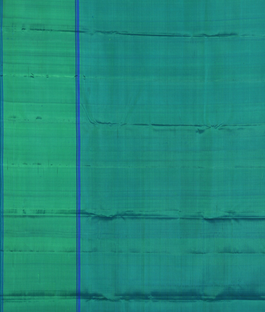 Peacock Blue Handwoven Kanjivaram Silk Saree T4481643