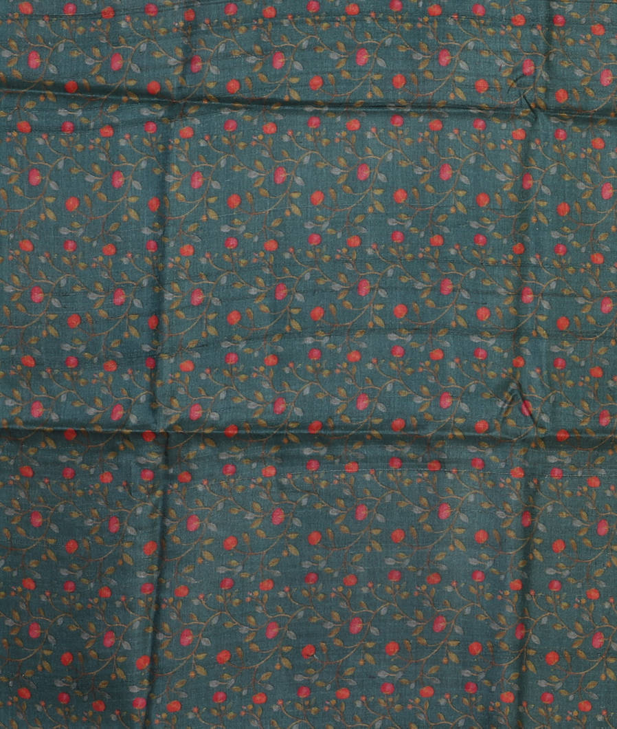 Pink Tussar Printed Saree T4451213