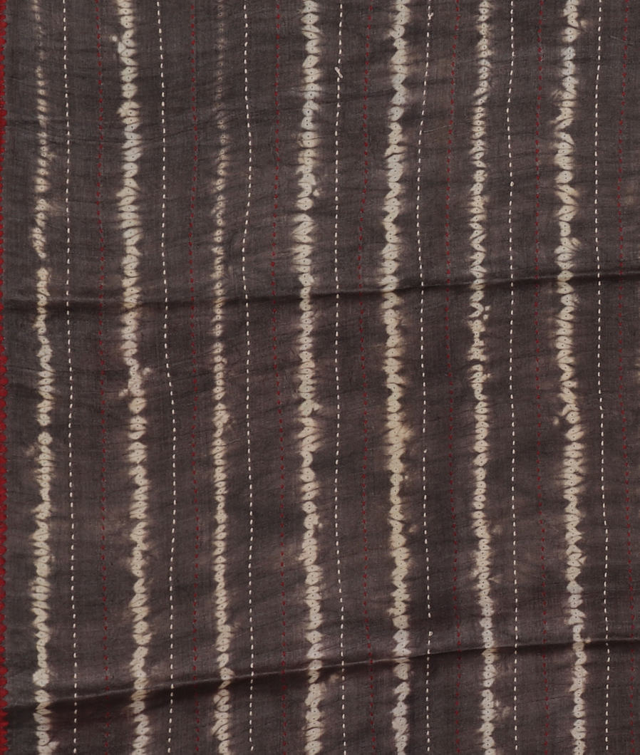 Blue Tussar Printed Saree T4450773