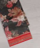 Dark Grey Vidarbha Tussar Saree T4462321