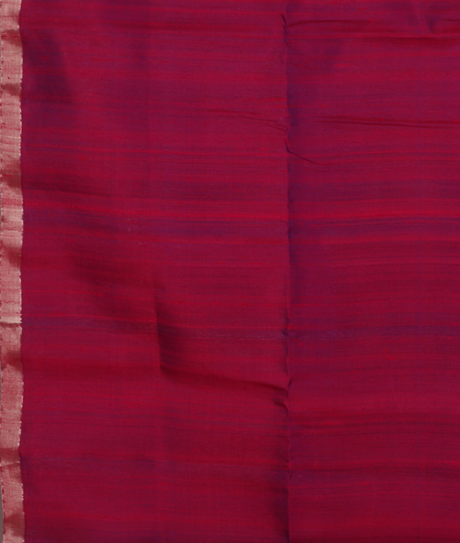 Blue Woven Raw Silk Saree T4457943