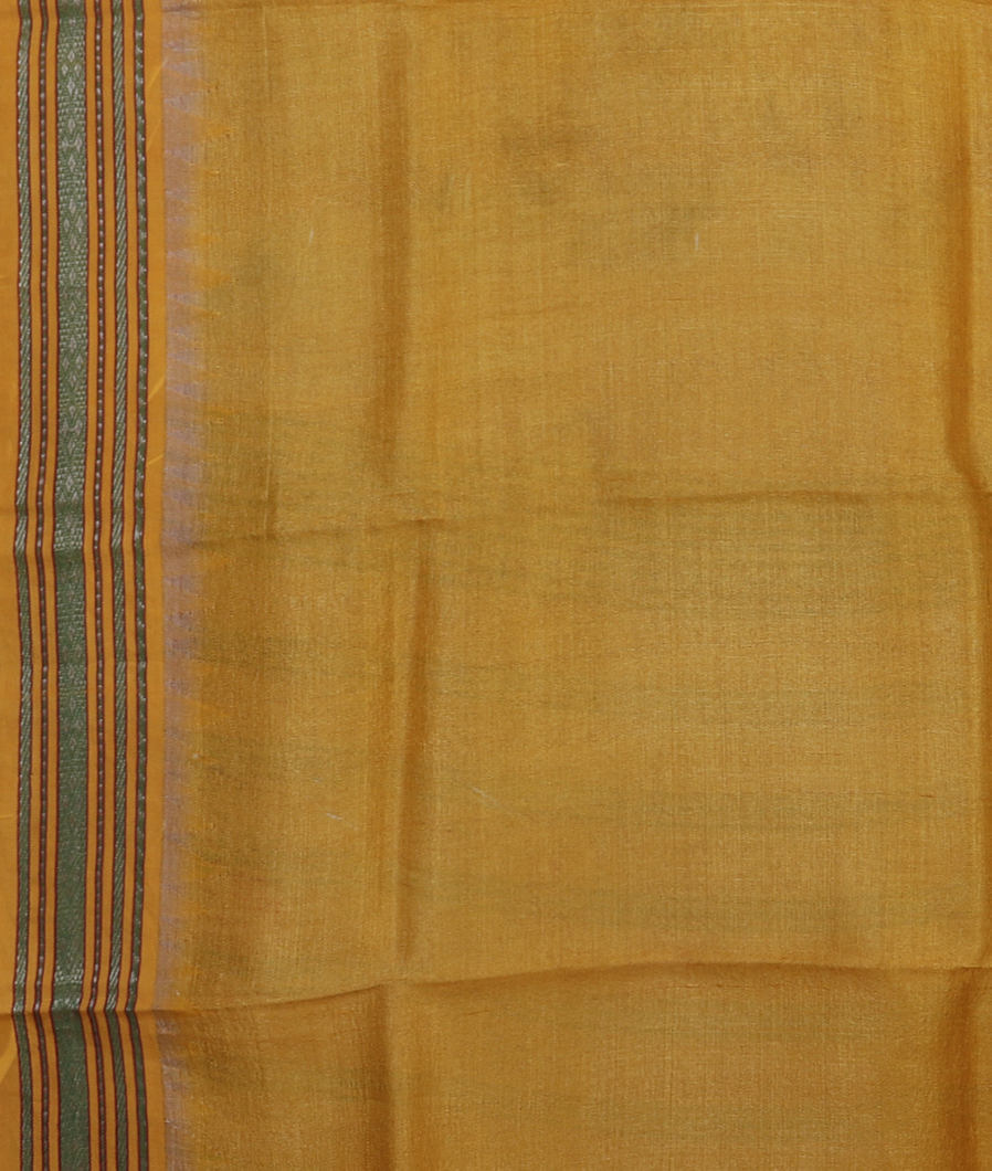 Yellow Vidarbha Tussar Saree T4462333