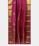 Purple Handwoven Kanjivaram Silk Saree T4383082