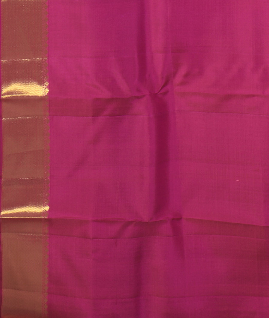 Purple Handwoven Kanjivaram Silk Saree T4383083