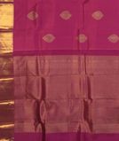 Purple Handwoven Kanjivaram Silk Saree T4383084