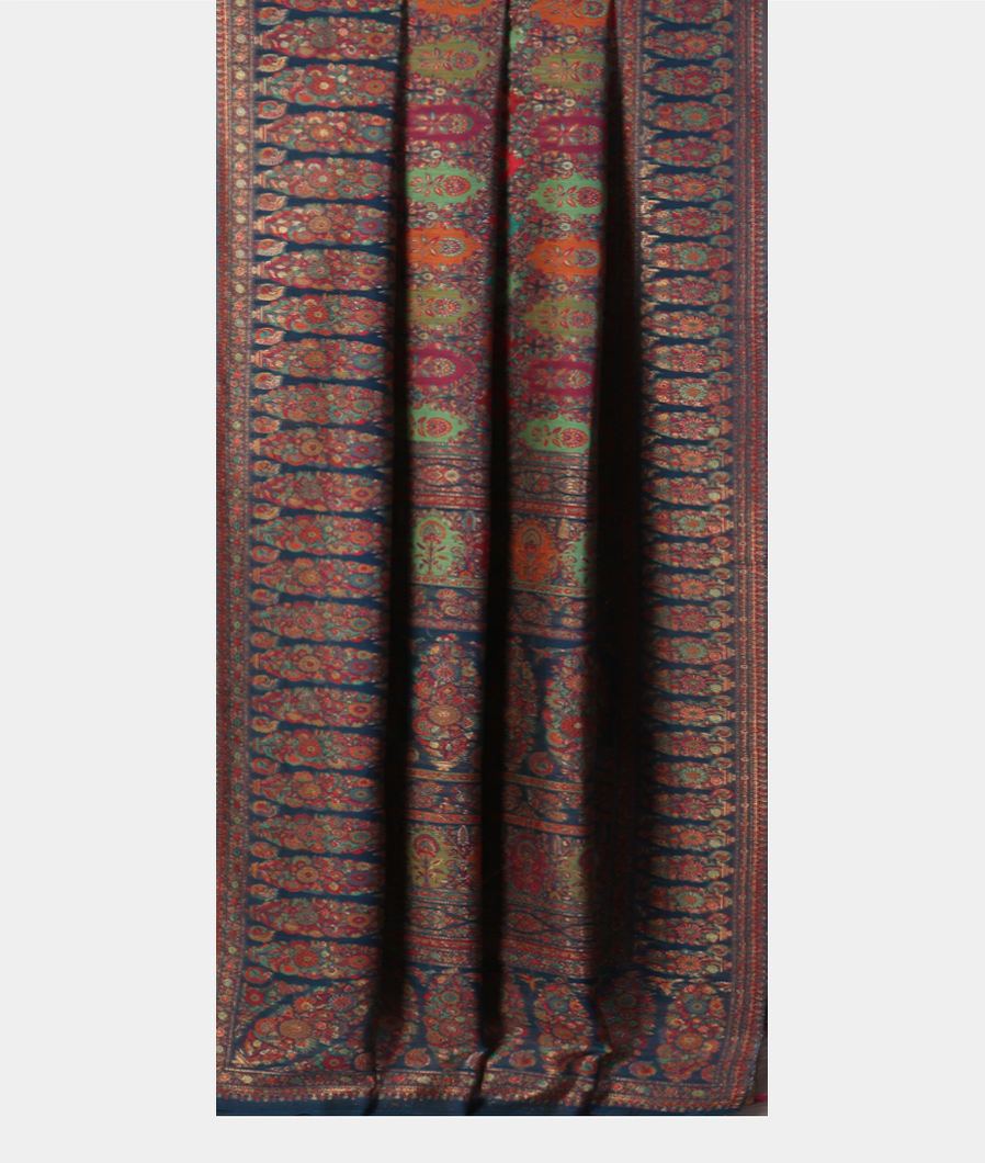 Blue Cashmere Kani Silk Saree T4501722