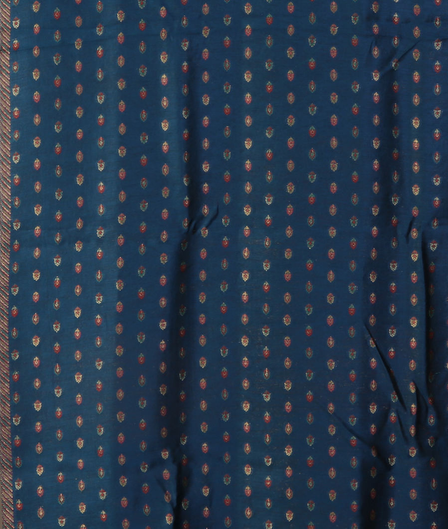 Blue Cashmere Kani Silk Saree T4501723