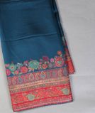 Blue Cashmere Kani Silk Saree T4501701