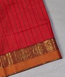 Red Silk Cotton Saree T4512091