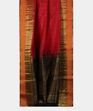 Red Silk Cotton Saree T4512092