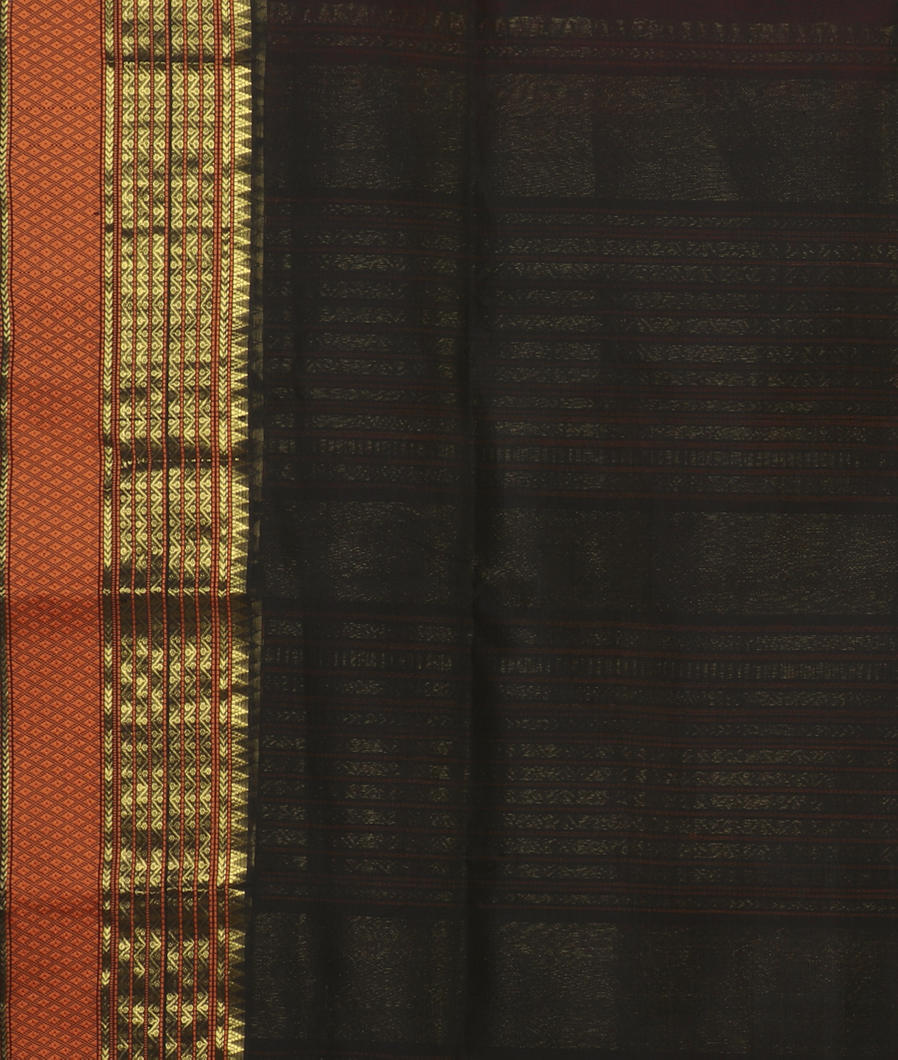 Red Silk Cotton Saree T4512093