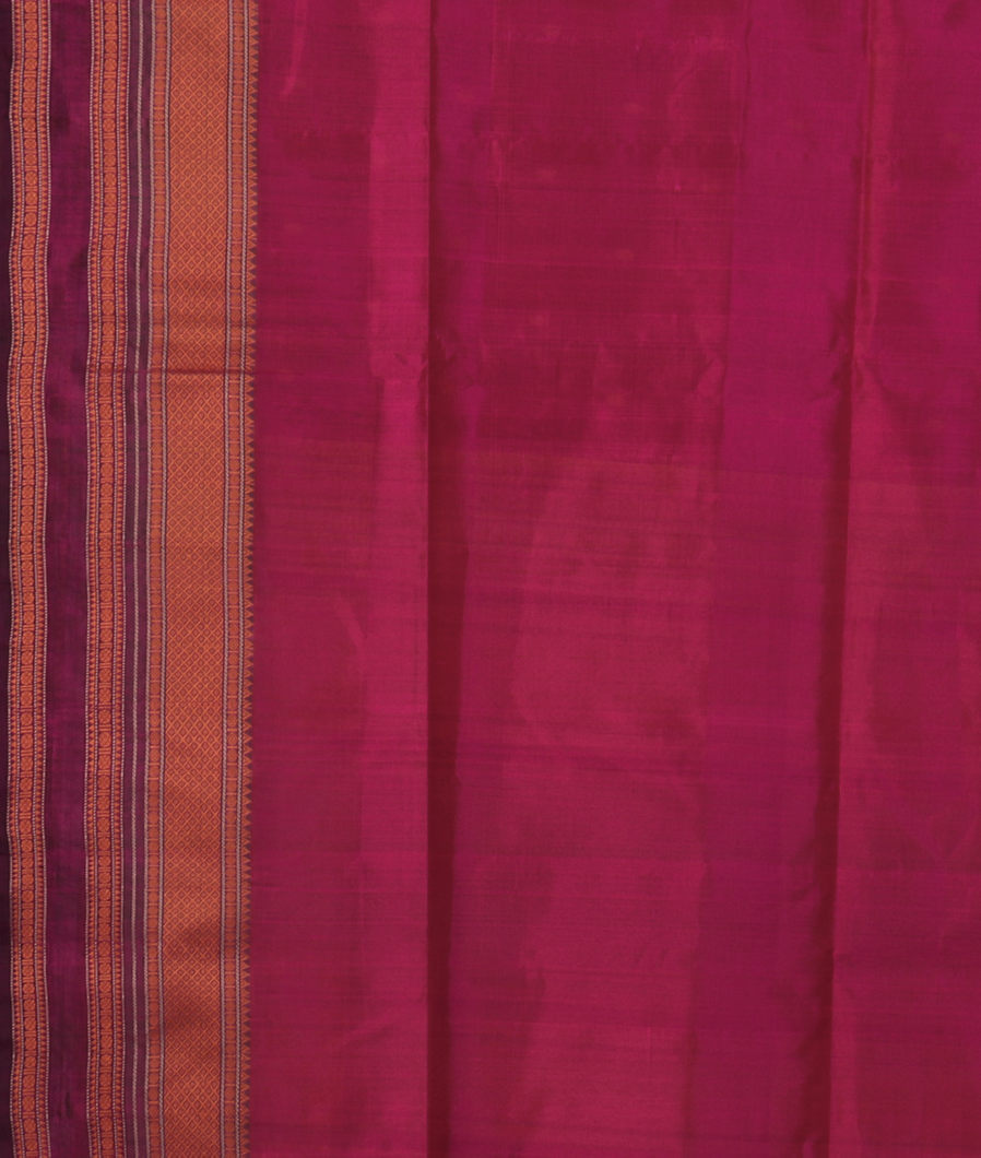 Purple Silk Cotton Saree T4512823