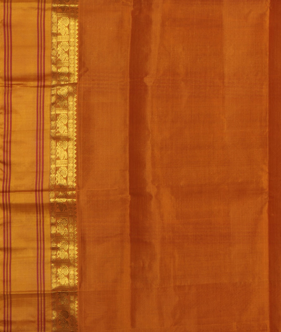 Red Silk Cotton Saree T4511693