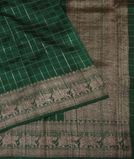 Green Banaras Tussar Saree T4502142