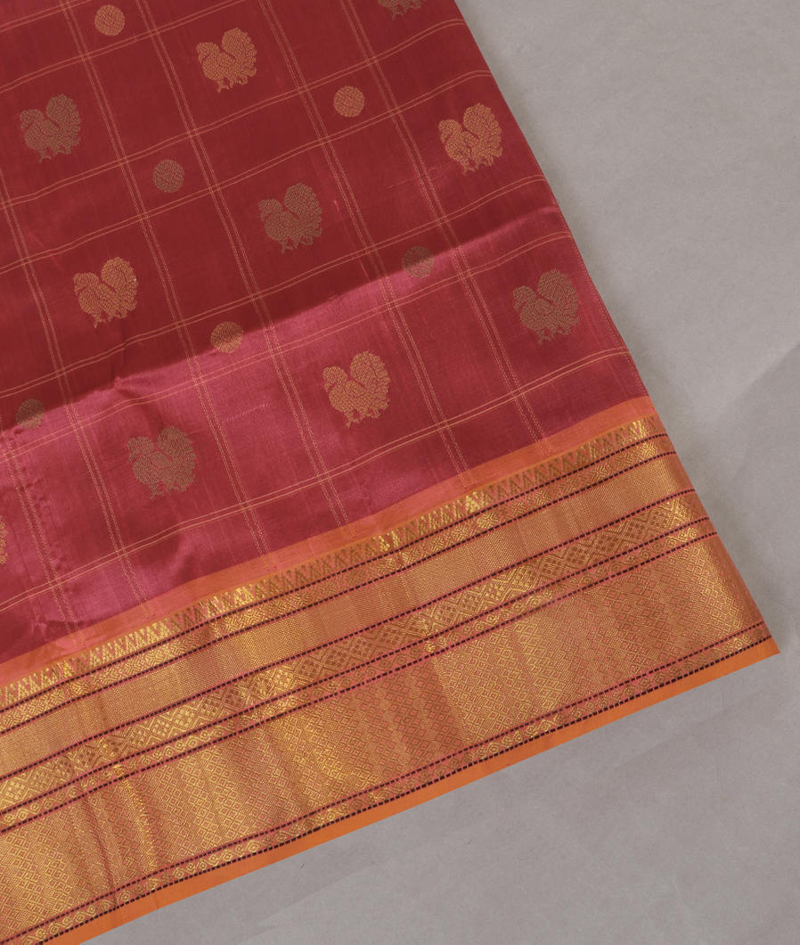 Pink Silk Cotton Saree T451187-image