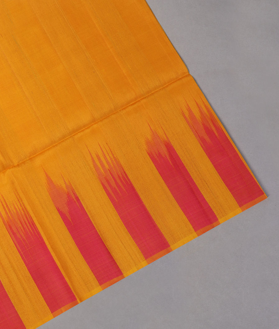 Yellow Soft Silk Saree T426273-image