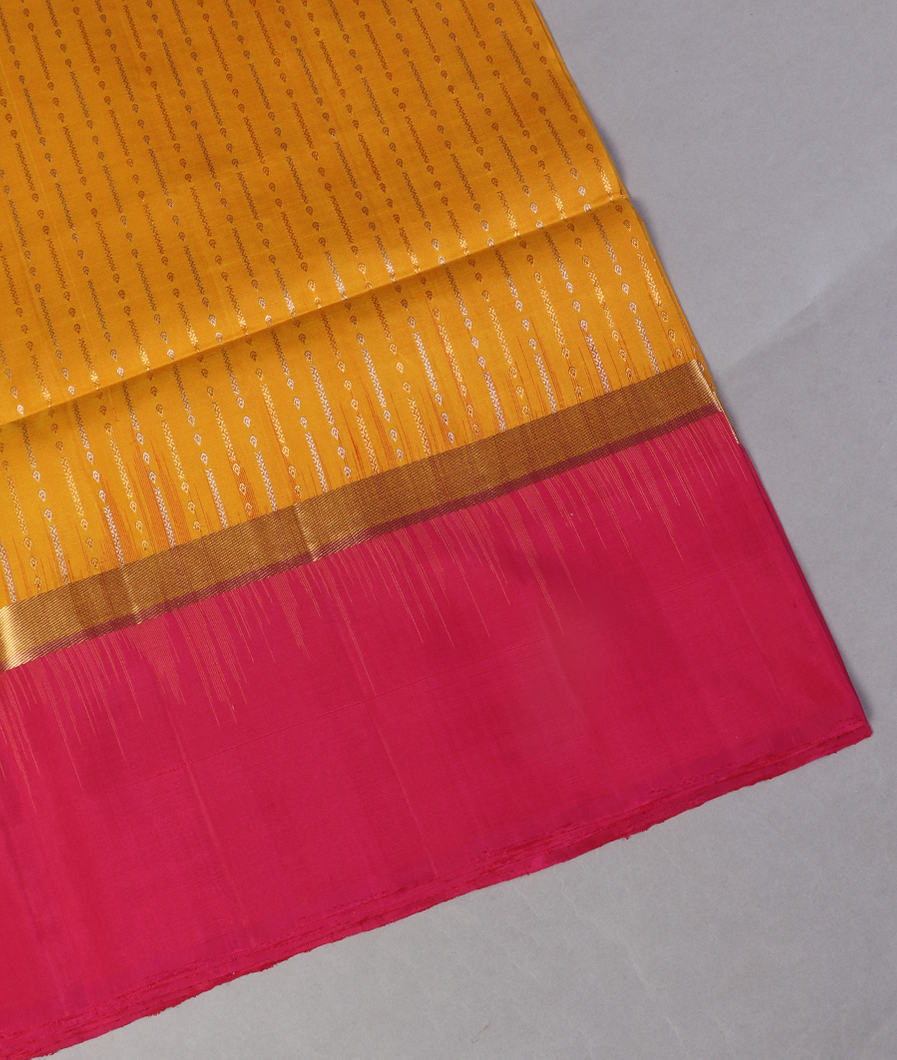 Yellow Soft Silk Saree T372465-image