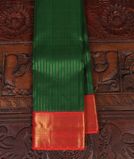 Green Handwoven Kanjivaram Silk Saree T4482571
