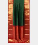 Green Handwoven Kanjivaram Silk Saree T4482572