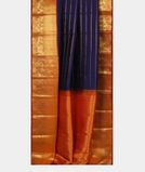 Blue Handwoven Kanjivaram Silk Saree T3475742