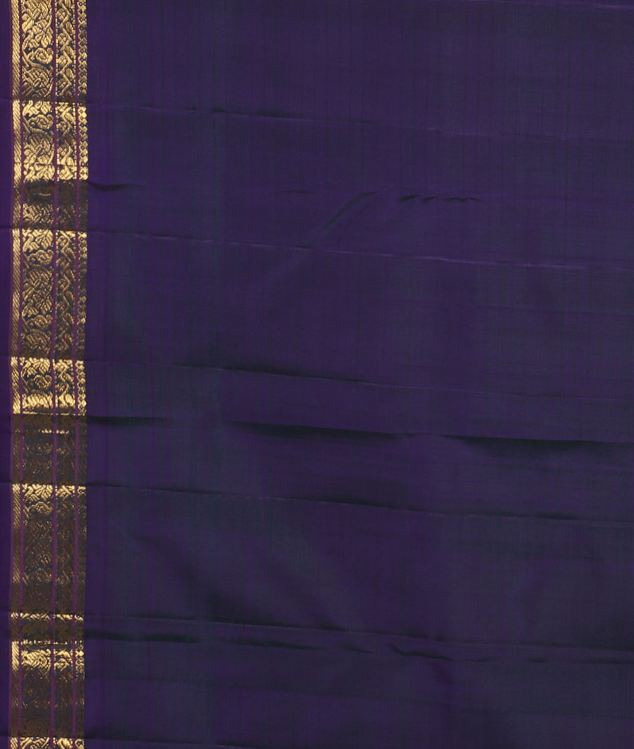 Green Handwoven Kanjivaram Silk Saree T4469453