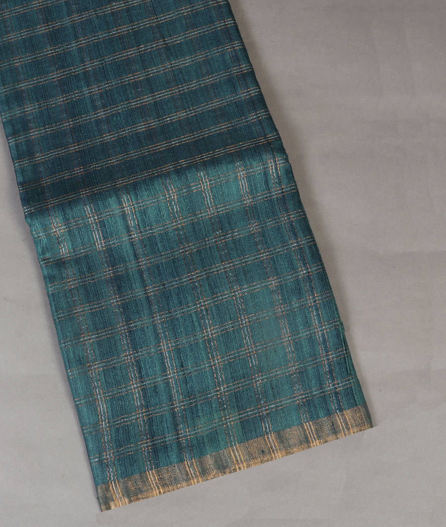 Blue Woven Tussar Saree T443161-image