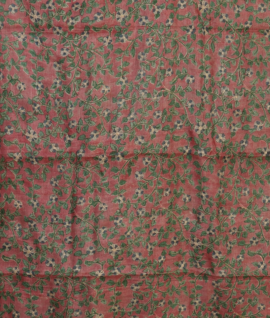 Green Woven Tussar Saree T4431563