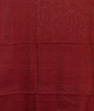 Red Tissue Linen Printed Saree T4004153