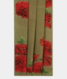 Green Crepe Silk Saree T4308282