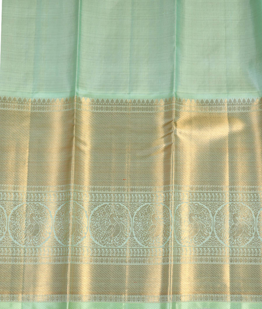 Lavender Handwoven Kanjivaram Silk Pavadai T3789562